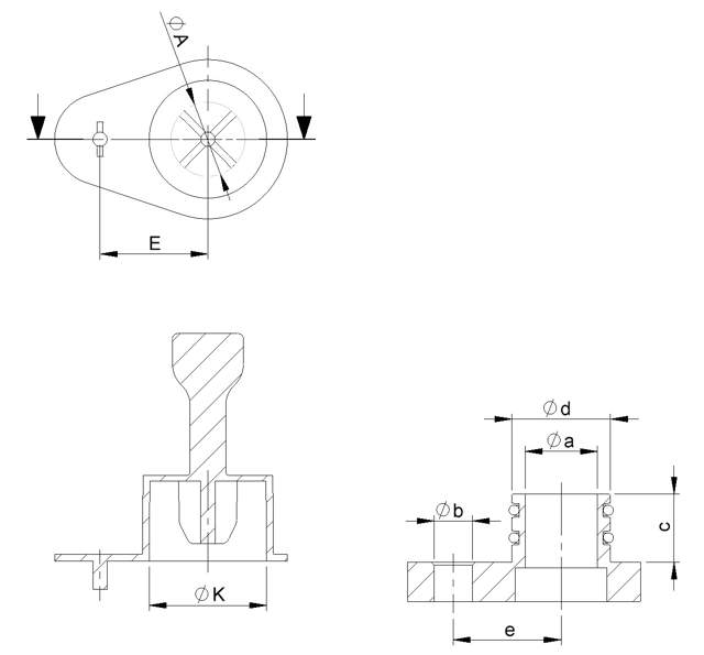 Refrigerant Male Connection (AM)AM Refrigerant Male Connection _technical drawing