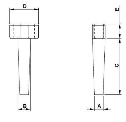 Tube Plug (BA)Tube Plugs for fuel delivery system_BA drawing