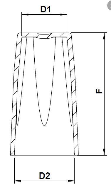 Flex Caps (CM)Flex Caps for Brake System protection_technical drawing