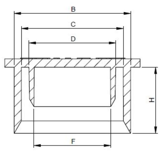 GD Covers (GD)GD Cover for valve terminals_Technical drawing 