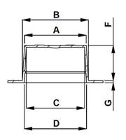 DETAIL2644 NE Protectors with Flange_technical drawing
